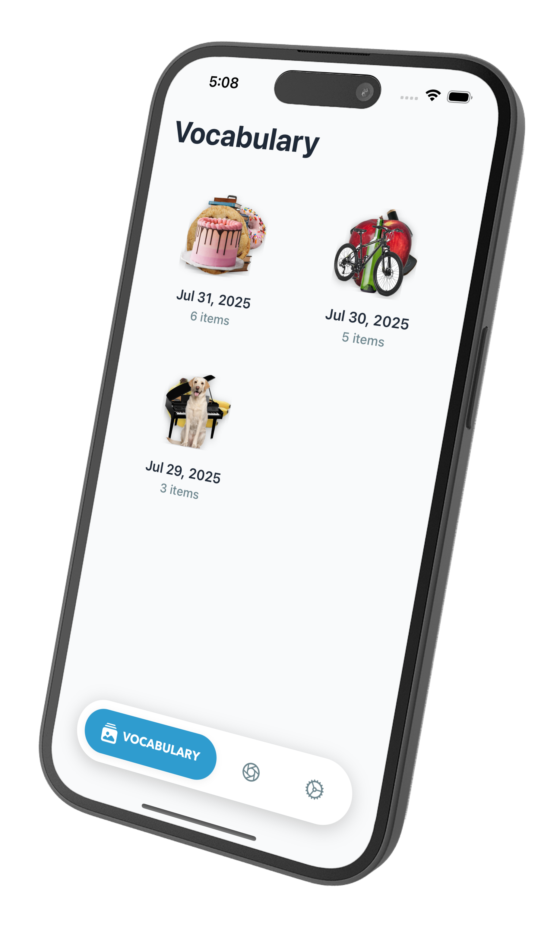 Vocabulary Collection Feature